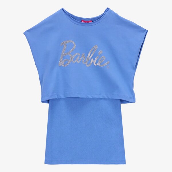 Barbie Eflatun Kız Çocuk Elbise BRB5SG-ELB6458