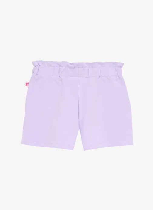 Barbie Lila Kız Çocuk Standart Baskılı Şort BRB5SG-SRT6003