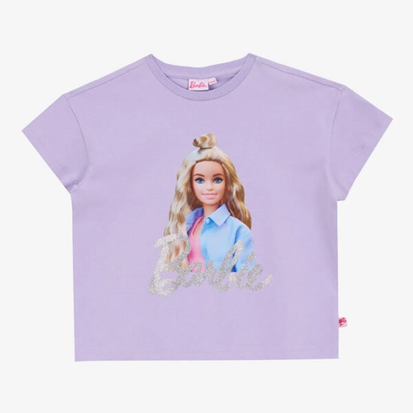Barbie_8684024474_Lila_1_7baac0be Barbie Lila Kız Çocuk Baskılı T-Shirt BRB5SG-TST6431