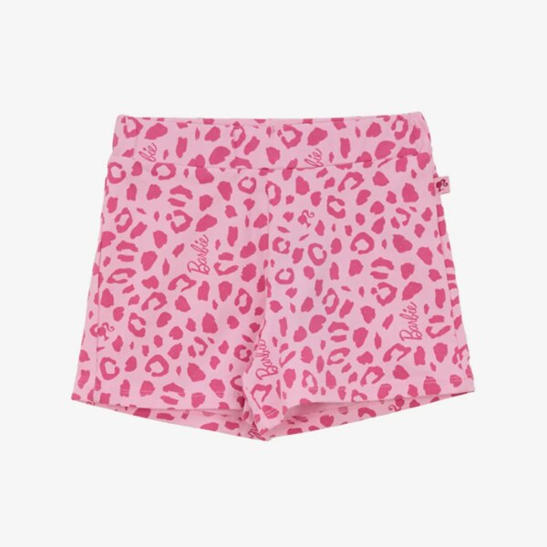 Barbie Pembe Kız Çocuk Standart Desenli Şort BRB5SG-SRT6448