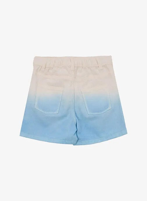 Barbie Mavi Kız Çocuk Degrade Denim Şort BRB5SG-SRT6437