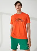 Discovery Expedition Siyah Erkek Bisiklet Yaka Relaxed Baskılı T-Shirt TENX