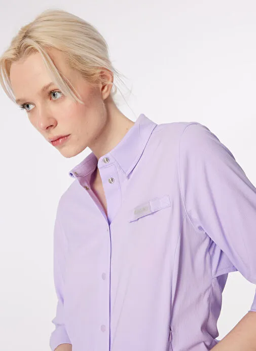 Discovery Expedition Lila Kadın Basic   UV Apreli Gömlek D4SL-GML3027