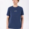 Discovery Expedition İndigo Erkek Bisiklet Yaka Relaxed Baskılı T-Shirt D4SM-TST3282
