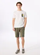 Discovery Expedition Siyah Erkek Sweat Şort D4SM-SHT3286