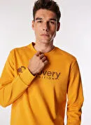 Discovery Expedition Siyah Erkek Bisiklet Relaxed Baskılı Sweatshirt D4WM-SWT3225