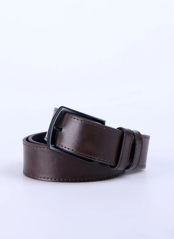 Discovery Expedition Kahverengi Erkek Deri Kemer Dis-Crayz Kahve 4 cm