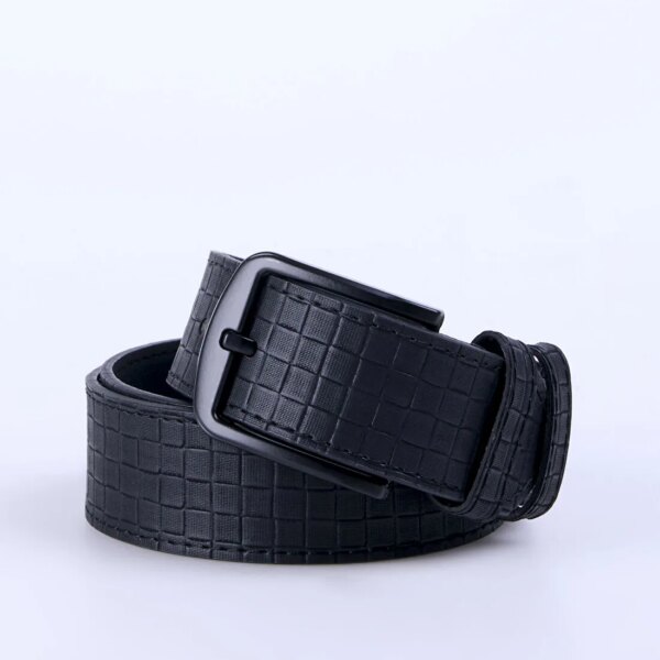 Discovery Expedition Siyah Erkek Deri Kemer Dis-Kare Siyah 4 cm