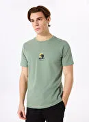 Discovery Expedition Ekru Erkek Relaxed Baskılı T-Shirt D5SM-TST3739