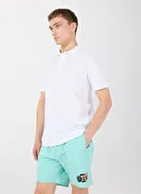 Discovery Expedition D5SM-MY 3403 Mavi Baskılı Erkek Şort Mayo