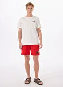 Discovery Expedition D5SM-MY 3403 Mavi Baskılı Erkek Şort Mayo