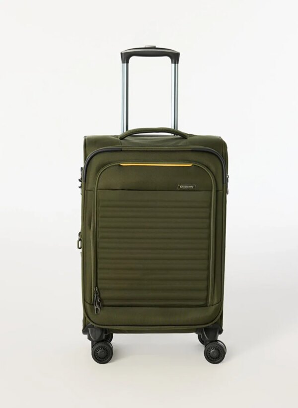 Discovery Expedition Haki Unisex Çekçekli Kumaş Valiz DSC-630 KABİN