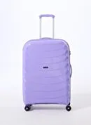 Discovery Expedition Siyah Çekçekli Sert Valiz DSC-5263 Orta