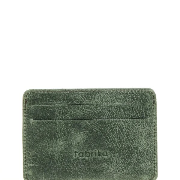 Fabrika Yeşil Erkek Deri Kartlık FRK223 KARTLIK