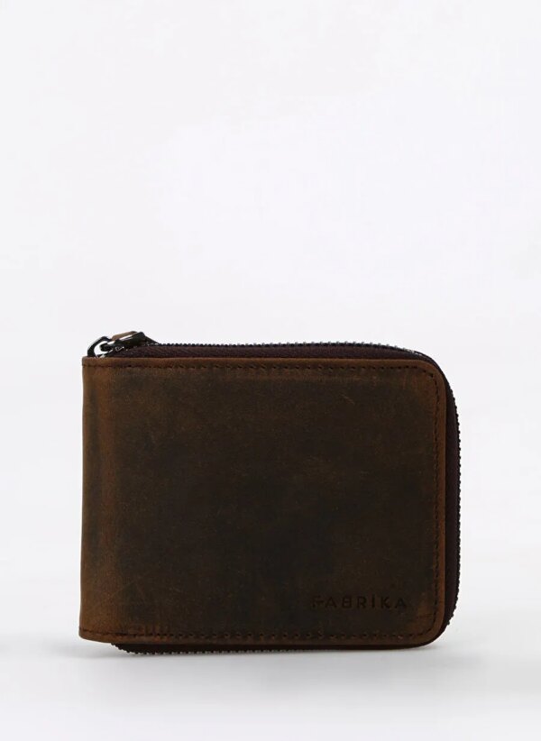 Fabrika Kahverengi Erkek Deri Cüzdan Frk 329 Crayz Deri Kahve