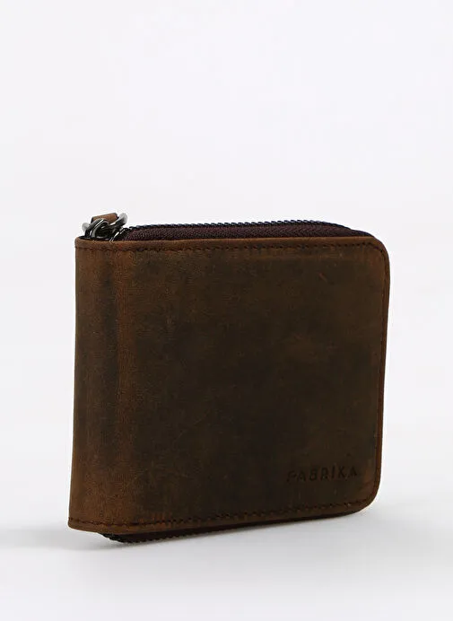 Fabrika Kahverengi Erkek Deri Cüzdan Frk 329 Crayz Deri Kahve