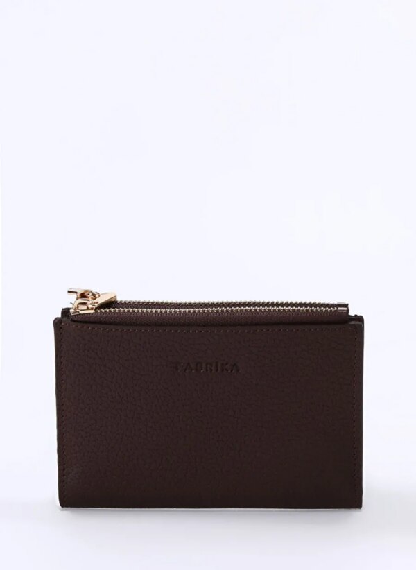 Fabrika Kahverengi Kadın Deri Cüzdan Frk 500 Flt Deri Kahve