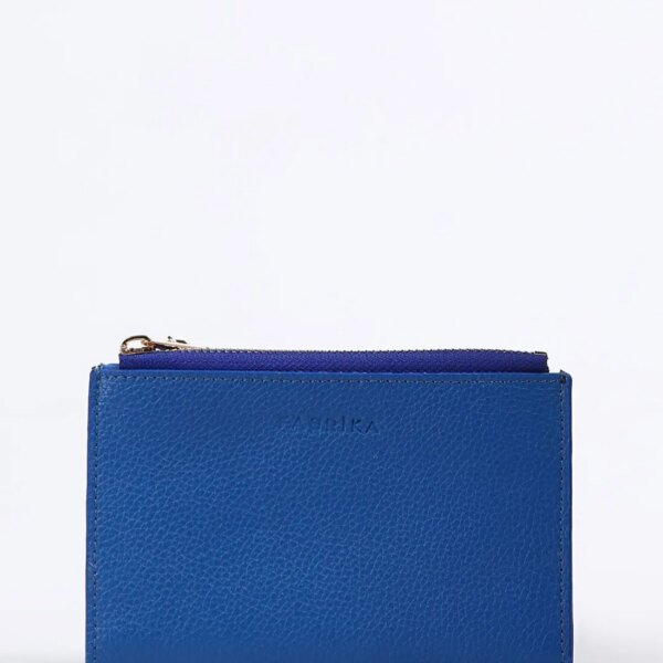 Fabrika Lacivert Kadın Deri Cüzdan Frk 500 Crayz Deri Laci