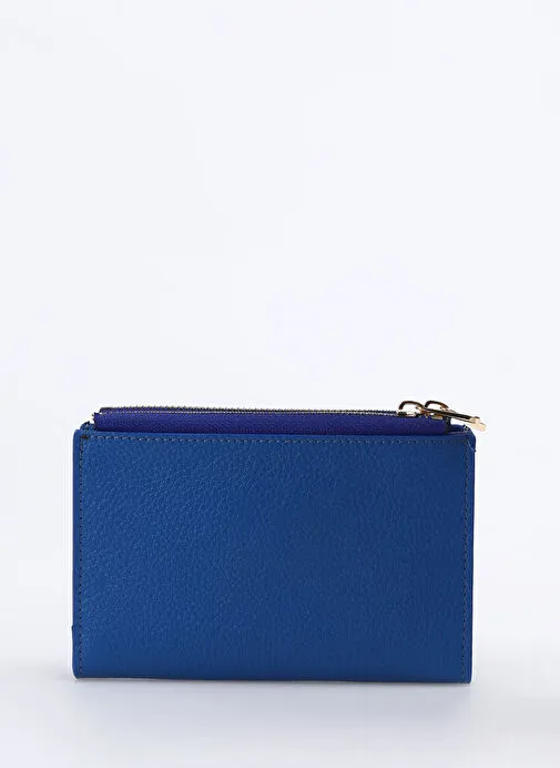 Fabrika Lacivert Kadın Deri Cüzdan Frk 500 Crayz Deri Laci