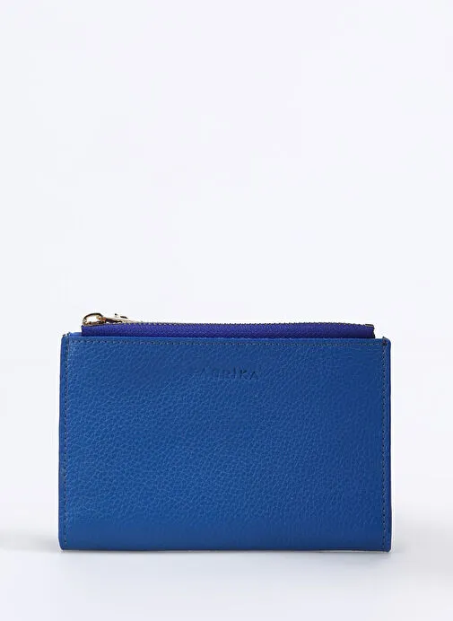 Fabrika Lacivert Kadın Deri Cüzdan Frk 500 Crayz Deri Laci