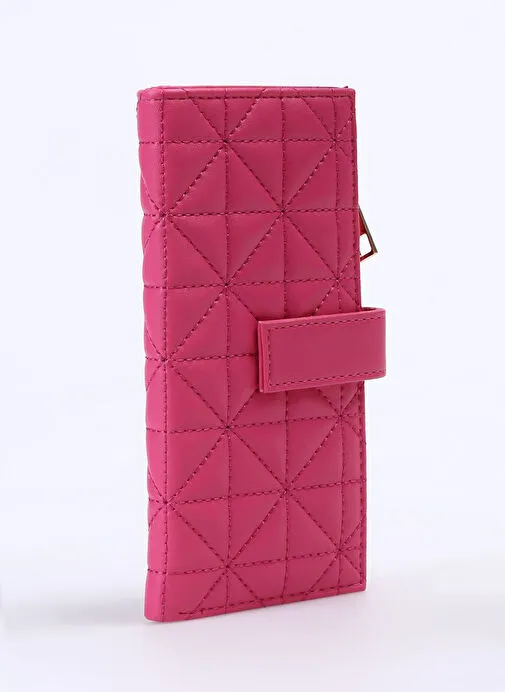 Fabrika Pembe Kadın Vegan Cüzdan Frk 504 Düz Lila