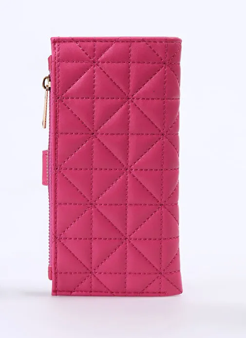 Fabrika Pembe Kadın Vegan Cüzdan Frk 504 Düz Lila