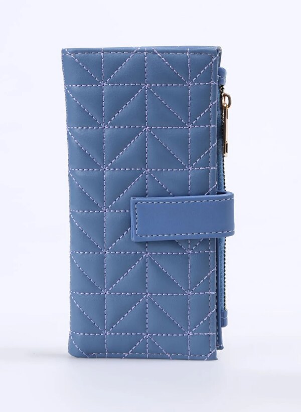 Fabrika Mavi Kadın Vegan Cüzdan Frk 504 Düz Mavi