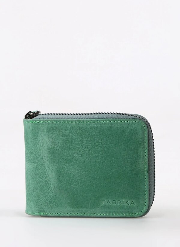 Fabrika Haki Erkek Deri Cüzdan Frk 329 Crayz Deri Haki