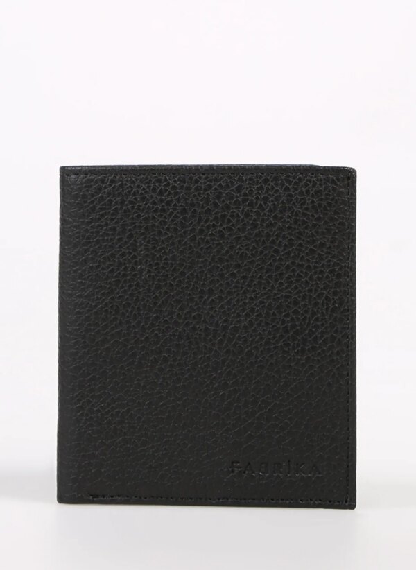 Fabrika Siyah Kadın Deri Kartlık Frk 509 Flt Deri Siyah