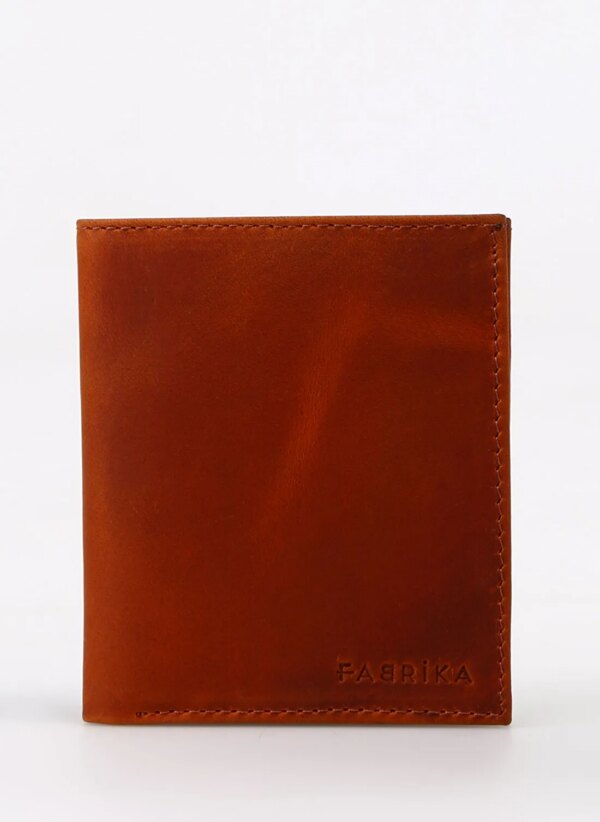 Fabrika Taba Kadın Deri Kartlık Frk 509 Crayz Deri Taba