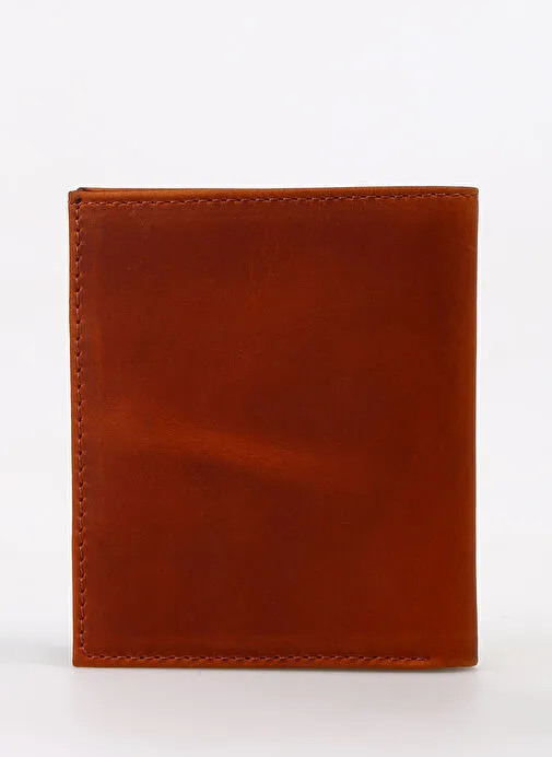 Fabrika Taba Kadın Deri Kartlık Frk 509 Crayz Deri Taba