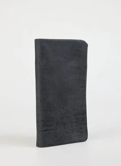 Fabrika Füme Erkek Deri Cüzdan FrkByn 517 Crayz Deri Füme