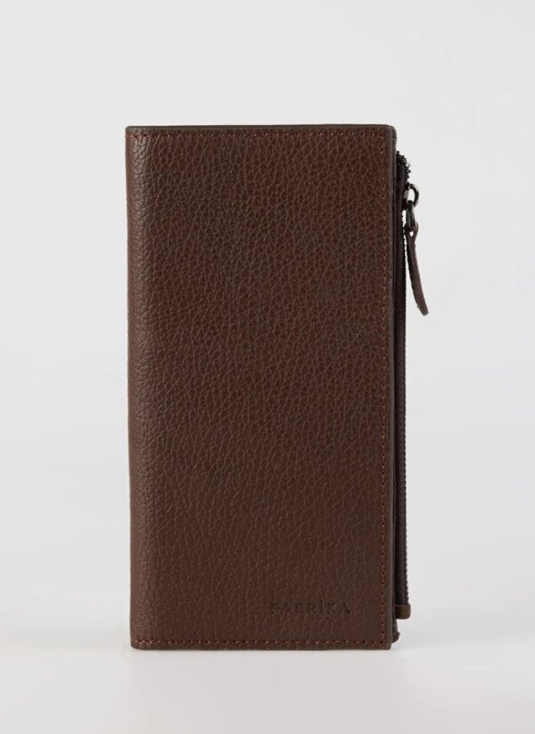 Fabrika Kahverengi Erkek Deri Cüzdan Frk 337 Flt Deri Kahve