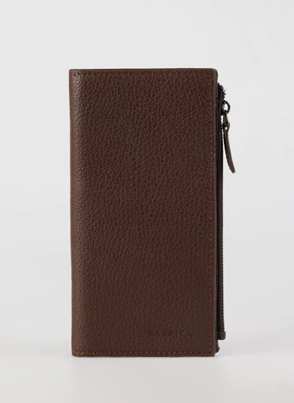 Fabrika Kahverengi Erkek Deri Cüzdan Frk 337 Flt Deri Kahve