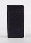 Fabrika Lacivert Erkek Deri Cüzdan FrkByn 517 Flt Deri Laci