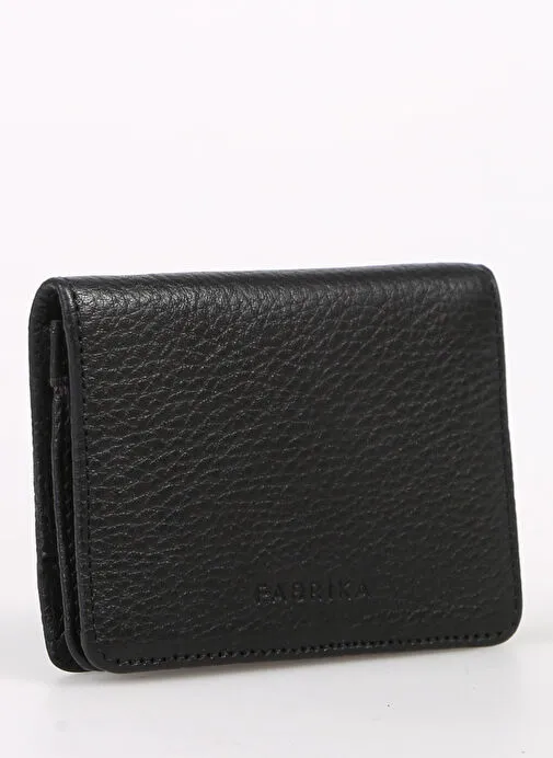 Fabrika Siyah Erkek Deri Cüzdan Frk 336 Flt Deri Siyah