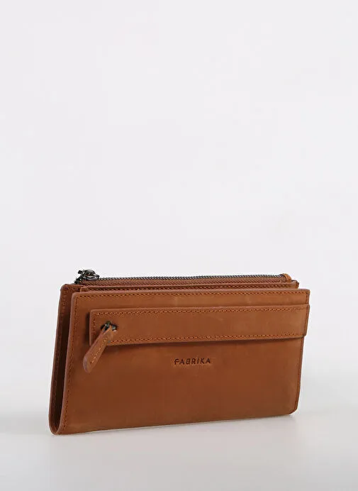 Fabrika Taba Erkek Deri Cüzdan Frk 337 Crayz Deri Taba