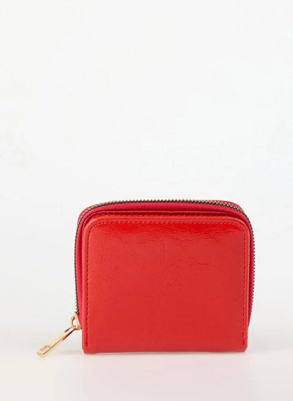 Fabrika Kırmızı Kadın Deri Cüzdan FRKBYN 513 KIRMIZI