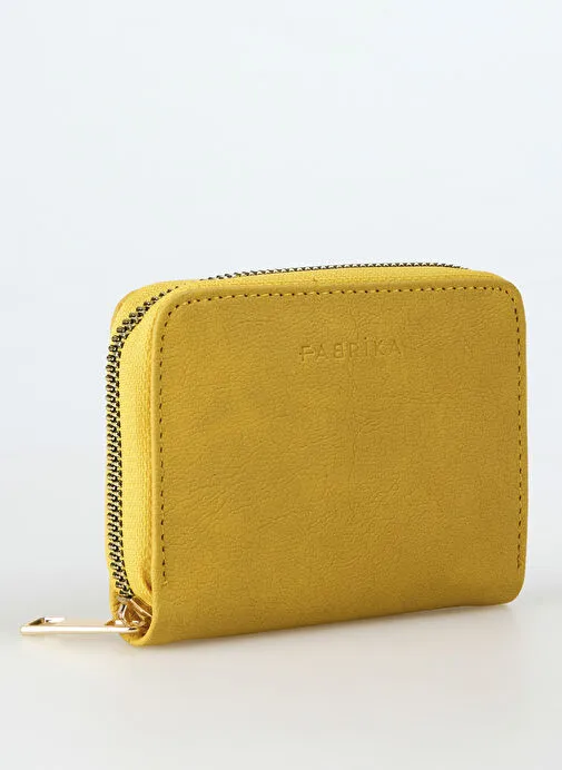 Fabrika Sarı Kadın Deri Cüzdan FRKBYN 515 SARI