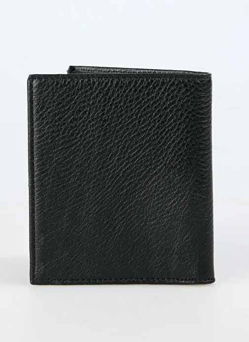 Fabrika Siyah Erkek Deri Cüzdan Frk 340 Flt Deri Siyah