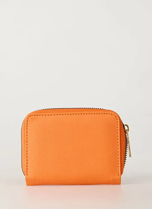 Fabrika Turuncu Kadın Deri Cüzdan FRKBYN 515 TURUNCU