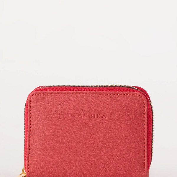 Fabrika Kırmızı Kadın Deri Cüzdan FRKBYN 515 KIRMIZI