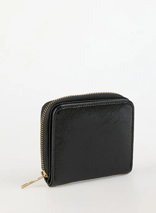 Fabrika Siyah Kadın Deri Cüzdan FRKBYN 513 SİYAH