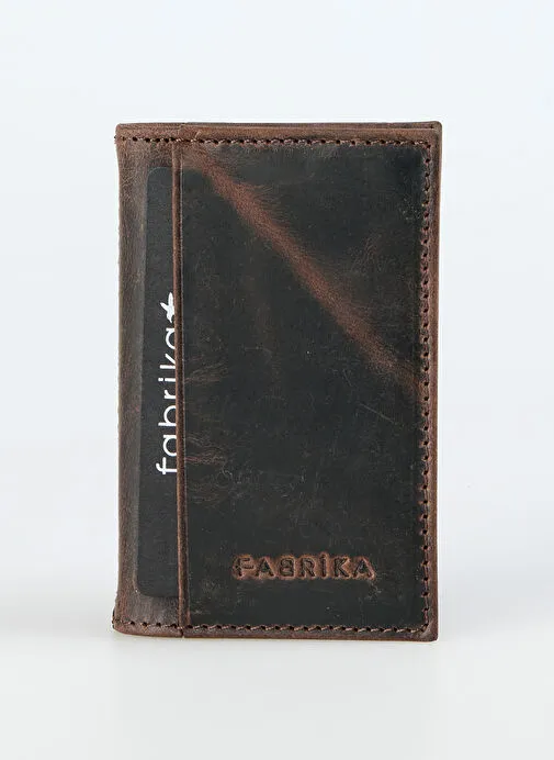 Fabrika Kahverengi Erkek Deri Cüzdan Frk 355 Crayz Kahve