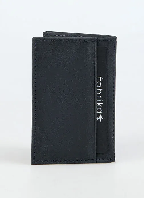 Fabrika Lacivert Erkek Deri Cüzdan Frk 355 Crayz Laci