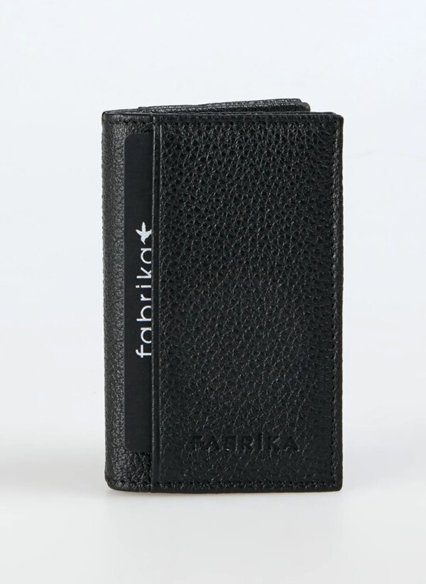 Fabrika Siyah Erkek Deri Cüzdan Frk 355 Flt Deri Siyah