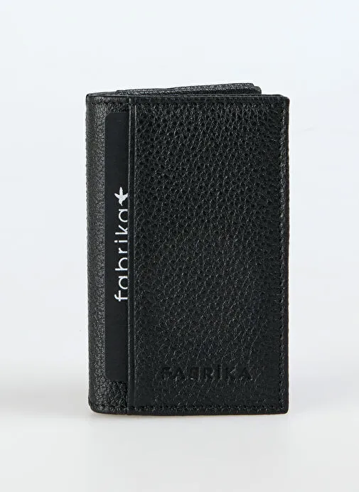 Fabrika Siyah Erkek Deri Cüzdan Frk 355 Flt Deri Siyah