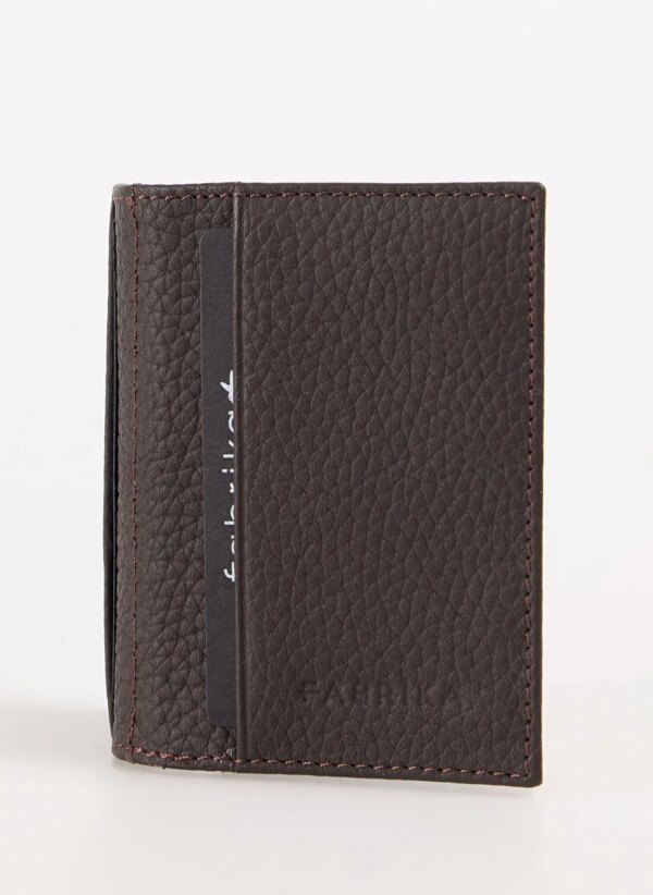 Fabrika Kahverengi Erkek Cüzdan Frk 355 Flt Deri Kahve