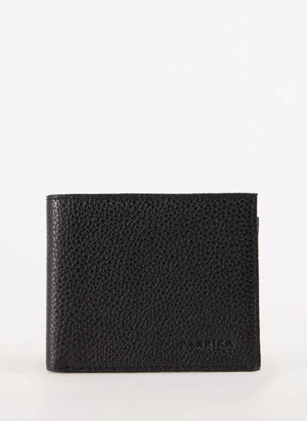 Fabrika Siyah Erkek Cüzdan Frk 358 Flt Deri Siyah