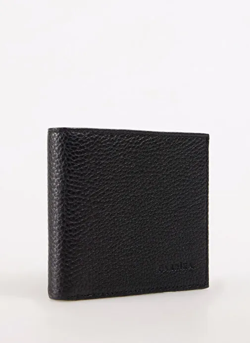 Fabrika Siyah Erkek Cüzdan Frk 358 Flt Deri Siyah